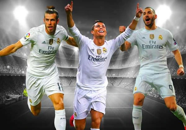 Gareth Bale – Karim Benzema – Christiano Ronaldo