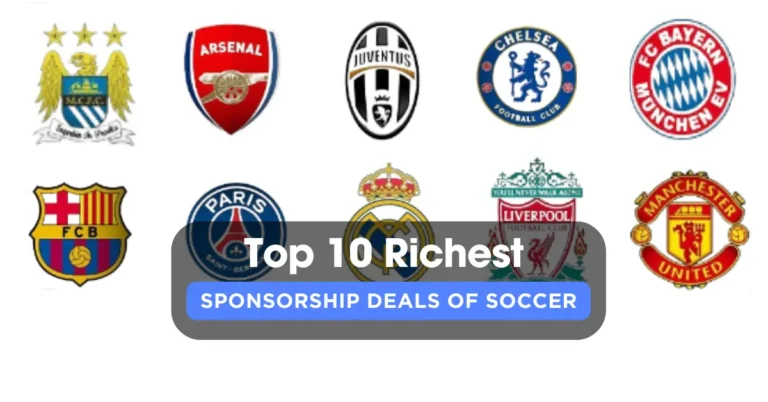 Top 10 Richest Sponsorship Deals Of Soccer | Club Football Deals